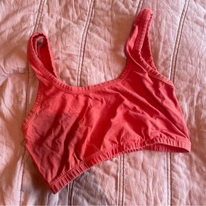 Red-orange ARQ full coverage bra